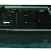 Fountain basin as a water reservoir for garden fountains and water features