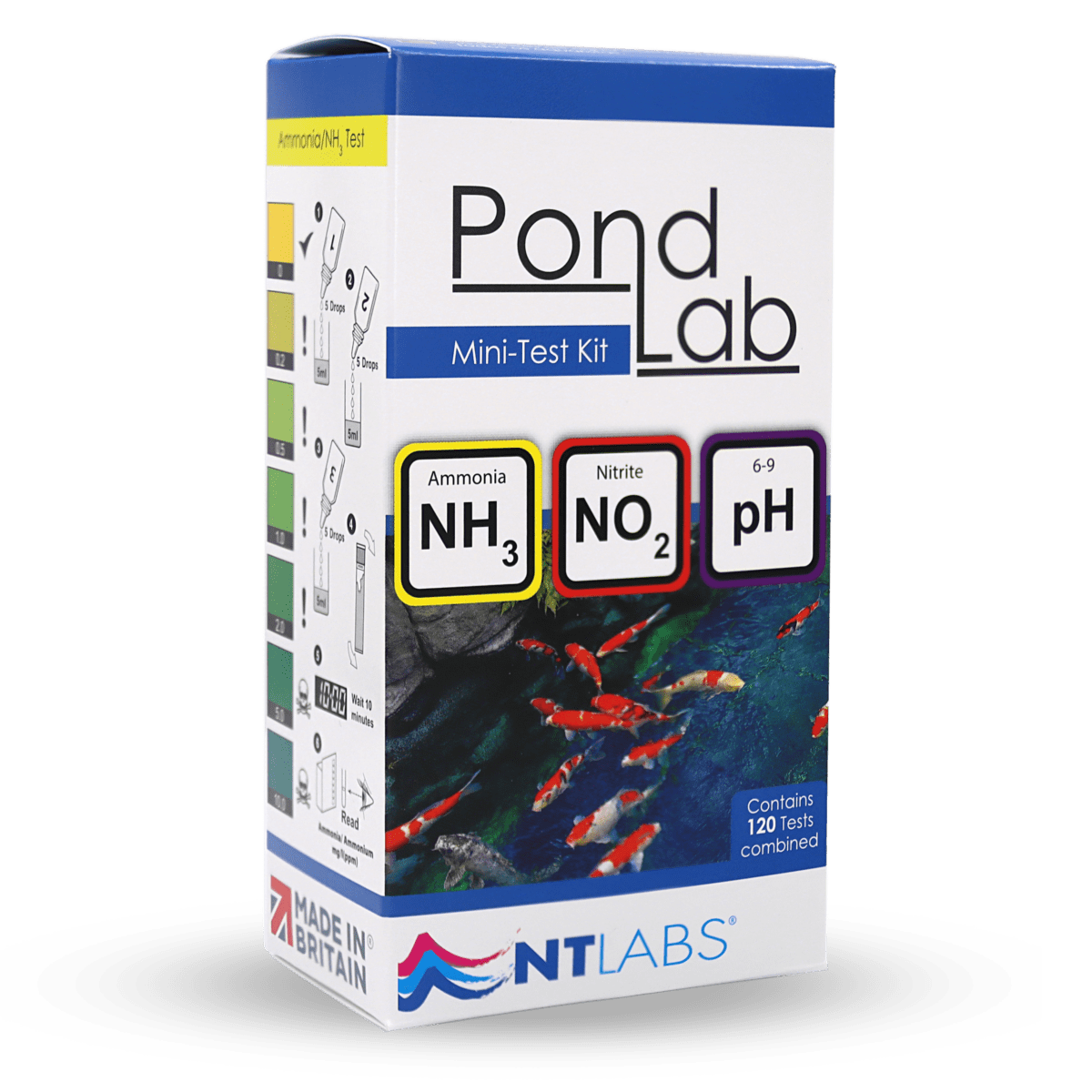 Pondlab Mini-Test Kit für Teichwasseranalyse